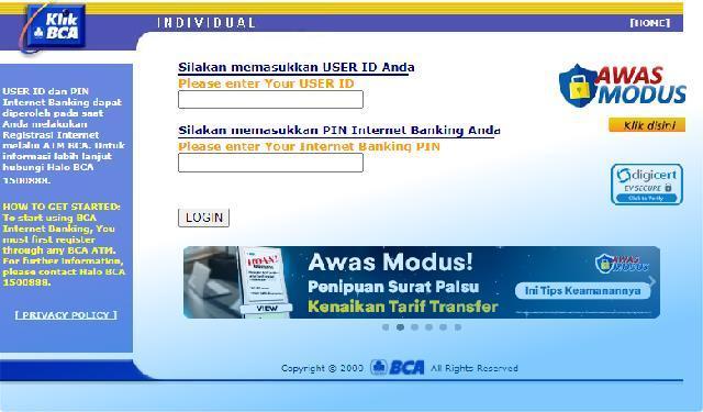 Login Bonanza BCA: Cara Login Mudah dan Cepat di Internet Banking BCA